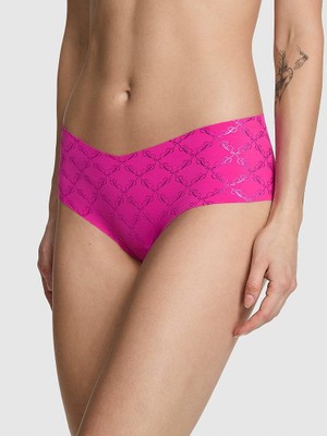 Pink Lazer Kesim Cheeky Külot - (Tek Renk)