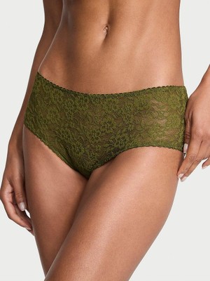 The Lacie Dantelli Fiyonklu Cheeky Külot - Haki
