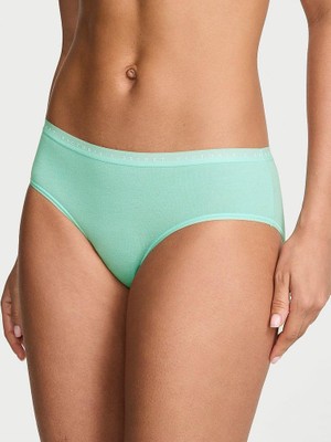 Victoria's Secret Esnek Pamuklu Hiphugger Külot - Şelale Mavisi
