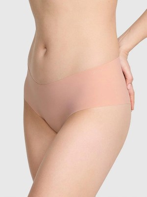 Pink Lazer Kesim Cheeky Külot - Buzlu Kahve