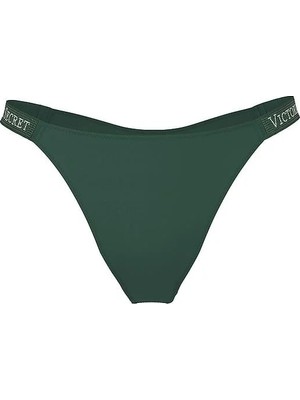 Very Sexy Işıltılı Askılı Brazilian Külot - Koyu Yeşil