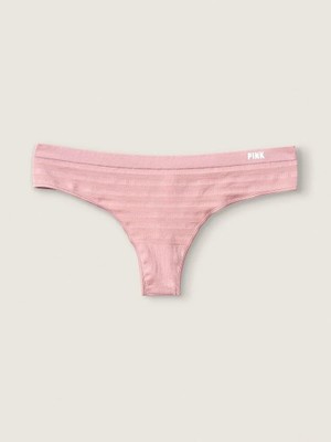 Pink Seamless Tanga Külot - Açık Pembe