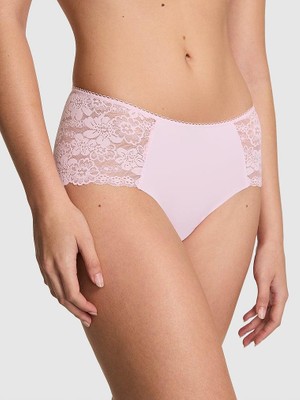 Pink Lazer Kesim Cheeky Külot - Pembe Lale