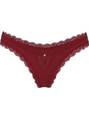 Dream Angels Dantelli Brazilian Külot - (Tek Renk)