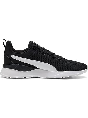 Puma Anzarun Lite Unisex Spor Ayakkabı Siyah Düz Tabanlı Erkek Kullanıma Uygun 405506-02
