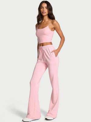 Angel Essentials Favorite Terry Ispanyol Paça Eşofman Altı - Açık Pembe