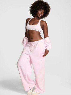 Pink Ivy Bol Paça Eşofman Altı - Pudra Pembe