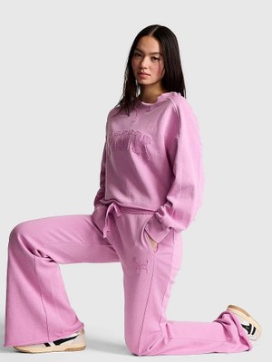 Pink Kampüs Ispanyol Paça Eşofman Altı - Açık Leylak
