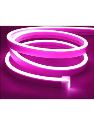 Cata Pembe Neon LED (12V) 50 Metre