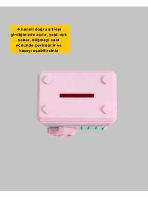 İlanib Ticaret Çocuklar Için Eğitici Elektronik Şifreli Kumbara