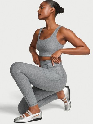 Vsx Vsx Luxmarl™ Yüksek Bel Spor Tayt - Kırçıllı Gri