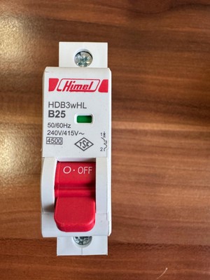 Enfe Naturals Himel 1X25A B 4,5ka Otomatik Sigorta Devre Kesici (5\'li)