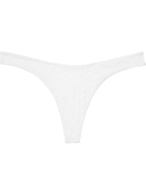 Pink By Frankies Bikinis Moon Bay Fistolu Bikini Altı - Beyaz Fisto