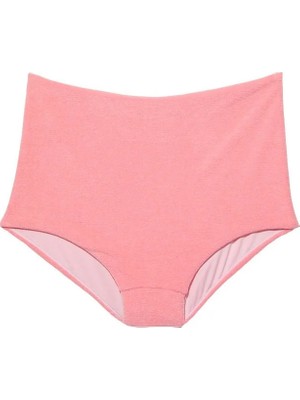 Victoria's Secret Essential Havlu Kumaş Boyshort Model Bikini Altı - Pembe Kokteyl