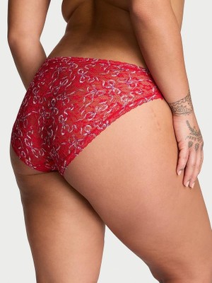 The Lacie Dantelli Bikini Külot - Kırmızı Kurdelalar