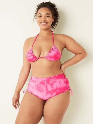 Pink Shortie Bikini Altı - Capri Pembesi Batik