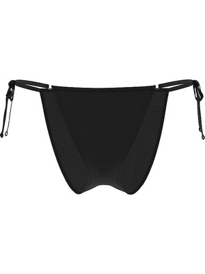 Pink Swim Yandan Bağlamalı Cheeky Bikini Altı - Siyah