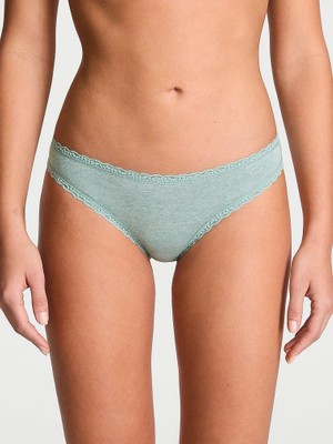 The Lacie Dantel Detaylı Bikini Külot - Açık Kırçıllı Yeşil