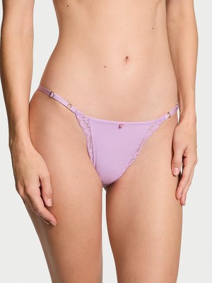 Dream Angels Dantel Kenarlı Ayarlanabilir Ipli Bikini Külot - Ipeksi Lila