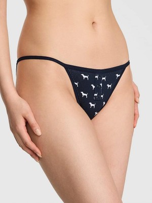 Pink Pamuklu String Bikini Külot - (Tek Renk)