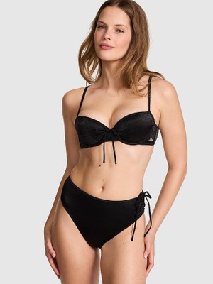 Pink Swim Yüksek Bel Itsy Bikini Altı - Siyah