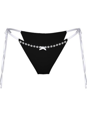Pink By Frankies Bikinis Rosemary Itsy Bikini Altı - Siyah
