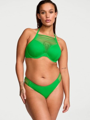 Victoria's Secret Swim Strappy Hipster Brazilian Bikini Altı - Ada Yeşili
