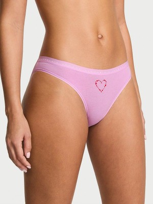 Victoria's Secret Esnek Pamuklu Bikini Külot - (Tek Renk)