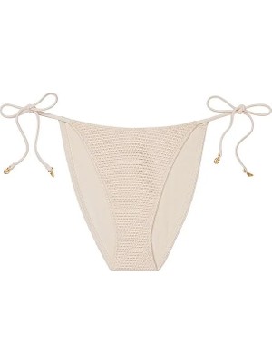 Victoria's Secret Swim Tığ Işi String Bikini Altı - Doğal