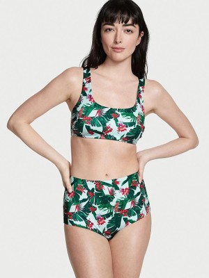 Victoria's Secret Swim Scoop Bikini Üstü - Palmiyeler