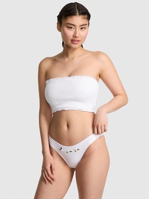 Pink By Frankies Bikinis Iris Ribana Bikini Üstü - Vs Beyazı
