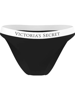 Victoria's Secret Swim Logolu Bikini Altı - Siyah