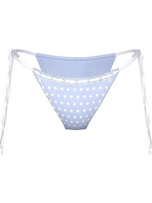 Pink By Frankies Bikinis Rosemary Itsy Bikini Altı - Nokta Basıkılı