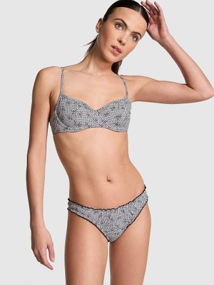 Pink By Frankies Bikinis Hudson Bikini Altı - Siyah Uğur Böceği