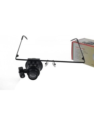 Kaia Life Gözlük Model 20X16MM Optik Lens LED Işık Monoküler Büyüteç