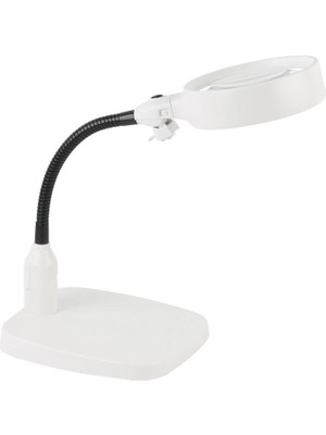 Kaia Life Masaüstü 10X LED Işıklı Büyüteç Okuma El Sanatları Onarım Büyüteç 7765