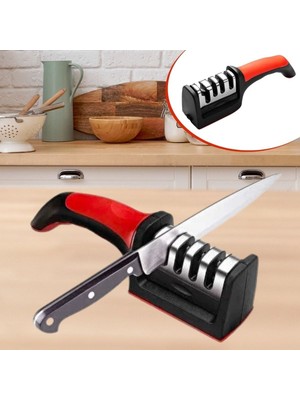 Kaia Life 4 Aşamaları Kaymaz Taban Hızlı Bıçak Makas Bileme Aracı