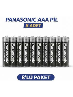 Pana Aaa R03 Ince Pil Zinc Carbon Extra Heavy Duty 2’li 4 Paket