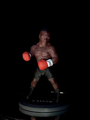Arez Figür Mike Tyson Figür 15 cm El Boyama Koleksiyonluk Dekoratif 3D Baskı