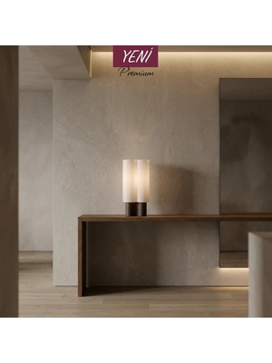 Nazze Sendai Kahverengi Masa Lambası Modern Abajur