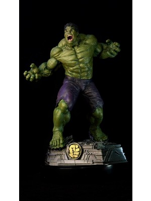 Arez Figür Marvel Hulk Figür Sla 34 cm El Boyama Koleksiyonluk Dekoratif 3D Baskı