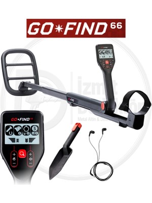 Minelab Dedektör GO-FIND 66 Hafif Katlanabilir Metal Dedektörü Su Geçirmezlik Özellikleri ile