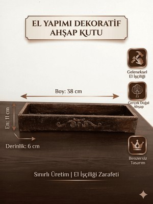 Art By Aslı El Yapımı Doğal Ahşap Yağ ve Sos Şişesi Organizeri - Dekoratif Mutfak ve Masaüstü Sunum Kutusu - Premium Seri