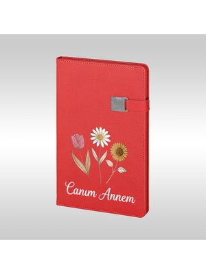 Promopanya Anneler Günü Için "canım Annem" Temalı Isme Özel 3’lü Ofis ve Günlük Seti