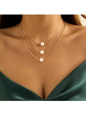 İpar Aksesuar Moda Katmanlı Barok Inciler