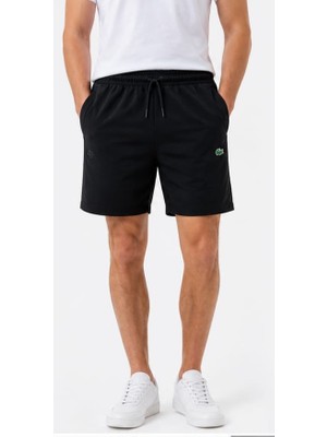 Lacoste Cotton Regular Fit  Siyah  Erkek  Şort