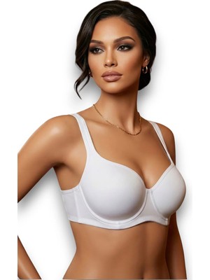 FANİLAM Ultra Soft Toparlayıcı Sütyen C Cup Büyük Göğüsler Için Özel Balenli Konfor Le Jardin