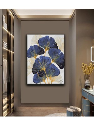 Şehzat Dekoratif Tablonuz Dekoratif Modern Şık Çiçek Kanvas Tablo Dikey E25