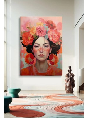Şehzat Kanvas Duvar Tablosu Tekli Canvas Tablo Boho Klasik Modern 012