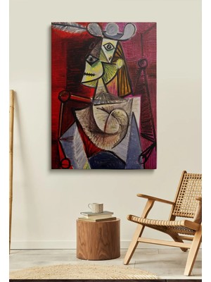 Şehzat Kanvas Duvar Tablosu Tekli Canvas Tablo Boho Klasik Modern Picasso 015